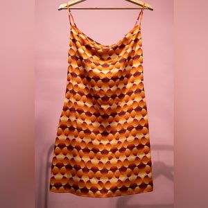 Urban Outfitters Mallory Cowl Slip Mini Dress